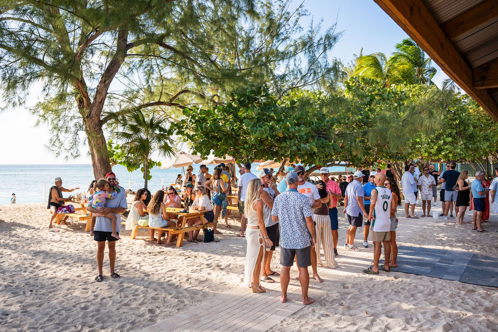 Beach crowd
